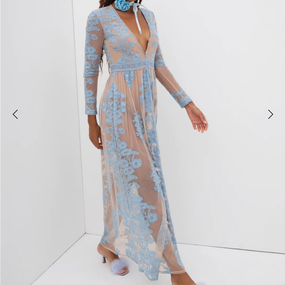 For Love and Lemons Temecula dress in Rainsong